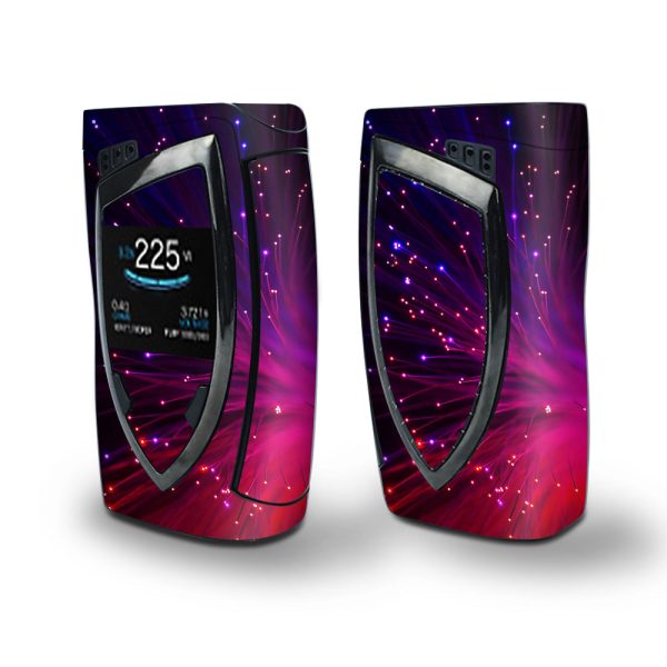 Skin Decal Vinyl Wrap for Smok Devilkin Kit 225w (includes TFV12 Prince Tank Skins) Vape Skins Stickers Cover   Fiber Optics Red Needles Space Online Hot Sale