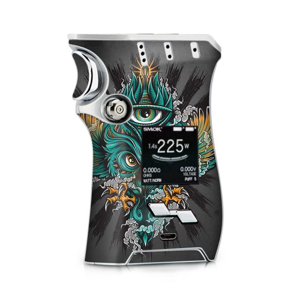Owl Eye Tattoo Art Smok Mag kit Skin Sale