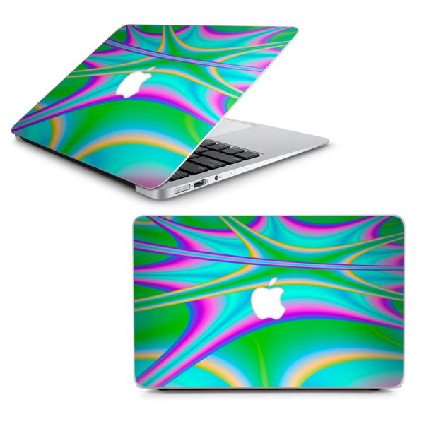 Multi Swirl Marble Granite Macbook Air 13  A1369 A1466 Skin Hot on Sale