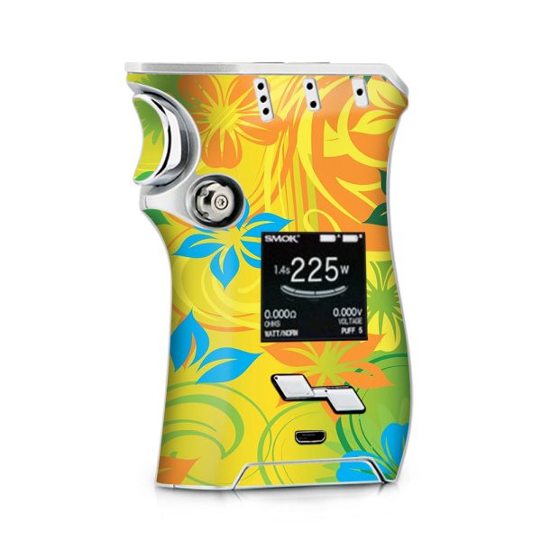 Colorful Floral Pattern Smok Mag kit Skin Fashion