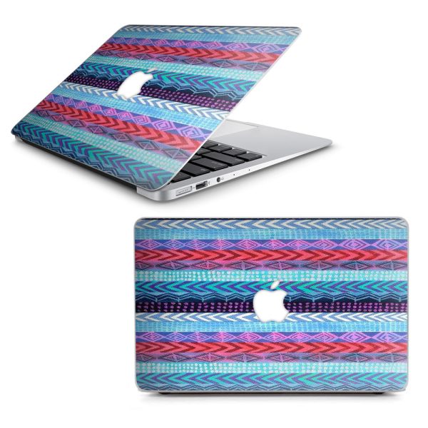 Aztec Blue Tribal Chevron Macbook Air 11  A1370 A1465 Skin For Discount