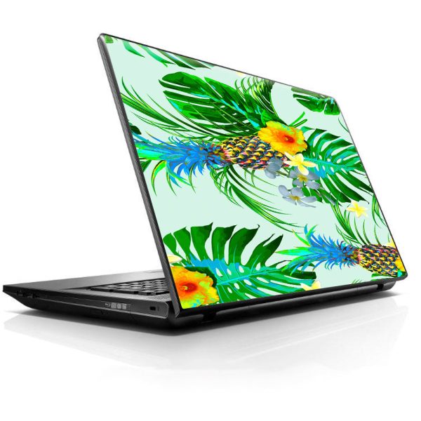 Tropical Floral Pattern Pineapple Palm Trees HP Dell Compaq Mac Asus Acer 13 to 16 inch Skin For Sale