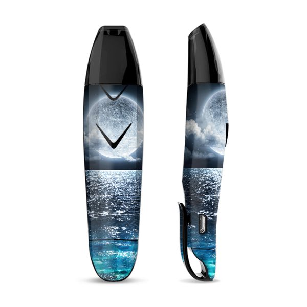 Skin Decal for Suorin Vagon  Vape   Giant Moon over the ocean Online