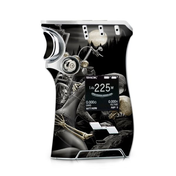 Biker Skeleton Full Moon Tattoo Smok Mag kit Skin Online Sale
