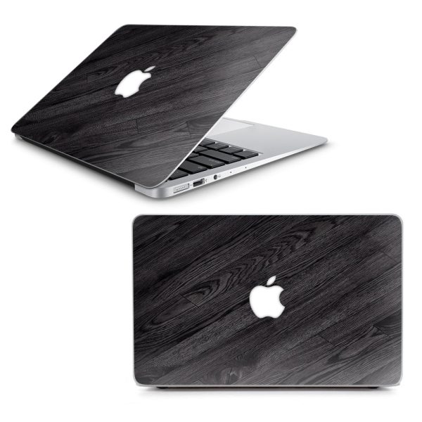 Black Wood Macbook Air 13  A1369 A1466 Skin Hot on Sale