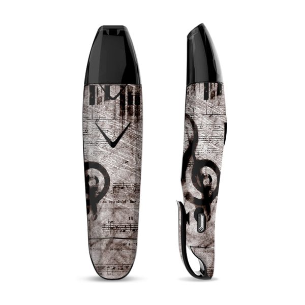 Skin Decal for Suorin Vagon  Vape   Vintage Piano Key Music Notes book page Sale