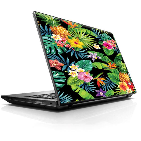 Tropical Flowers Pineapple Hibiscus Hawaii HP Dell Compaq Mac Asus Acer 13 to 16 inch Skin Sale