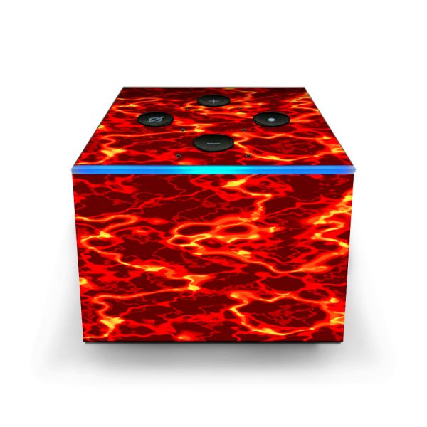 Lave Hot Molten Fire Rage Amazon Fire TV Cube Skin Sale