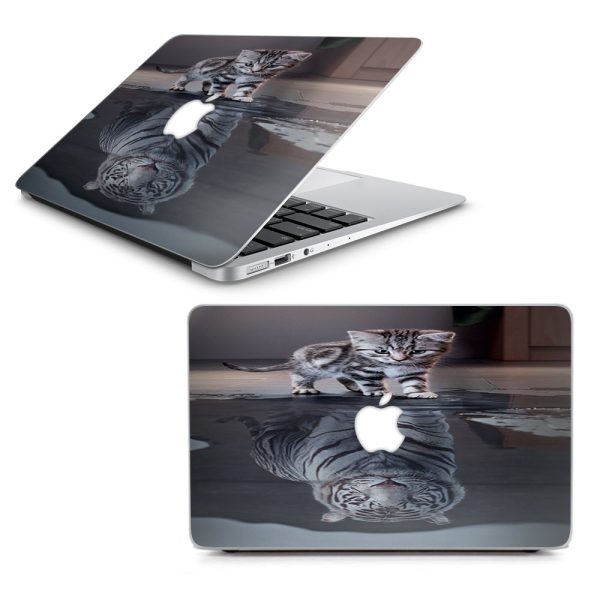 Kitten Reflection Of Lion Macbook Air 13  A1369 A1466 Skin Online now