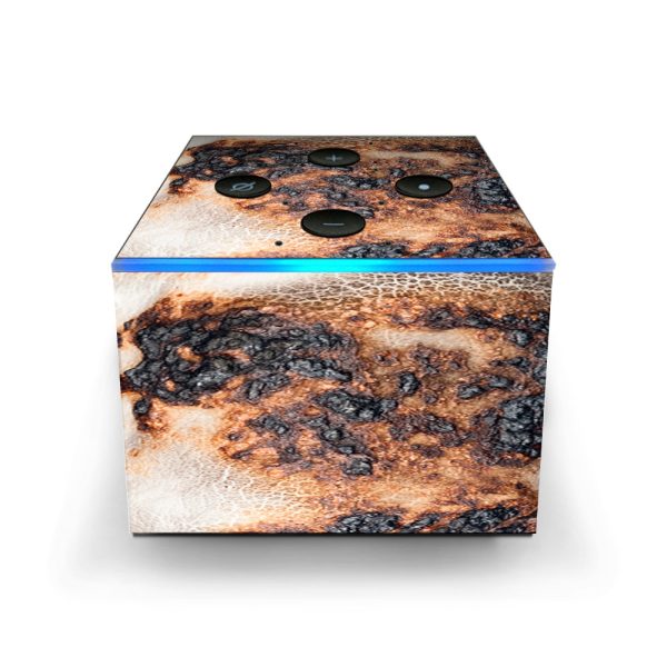 Burnt Marshmallow Fire Smores Amazon Fire TV Cube Skin For Sale
