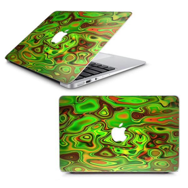Green Glass Trippy Psychedelic Macbook Air 11  A1370 A1465 Skin Cheap