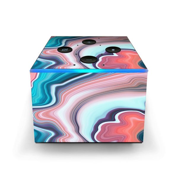 Geode Stone Rock Swirl Mix Amazon Fire TV Cube Skin Sale