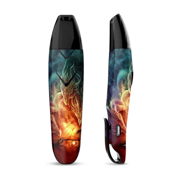 Skin Decal Vinyl Wrap for Suorin Vagon  Vape   Dragons Fireball Devilkinic Online Hot Sale