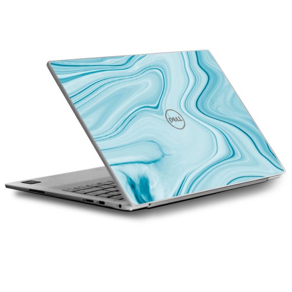 Baby Blue Ice Swirl Marble Dell XPS 13 9370 9360 9350 Skin Fashion