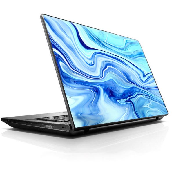 Blue Marble Rocks Glass HP Dell Compaq Mac Asus Acer 13 to 16 inch Skin For Sale