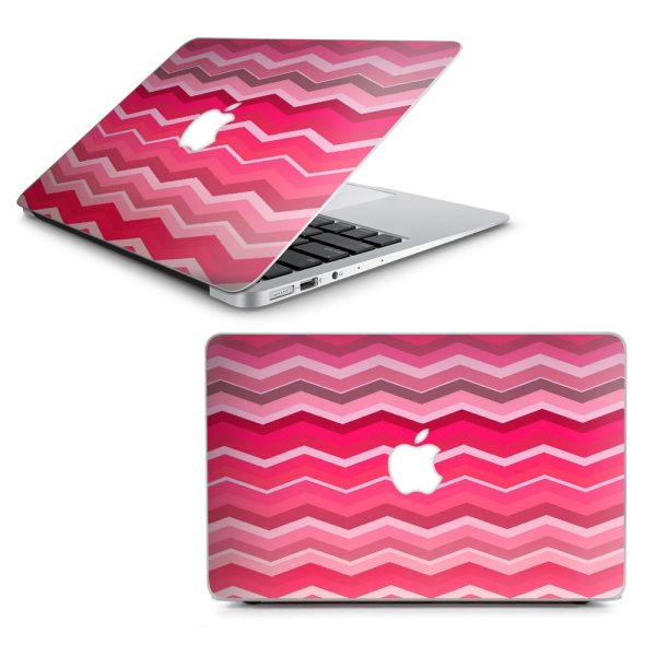 Red Pink Chevron Macbook Air 11  A1370 A1465 Skin Cheap