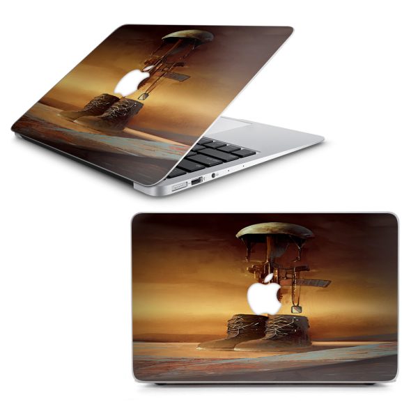 Fallen Soldier Remember Boots Rifle Macbook Air 13  A1369 A1466 Skin Online Hot Sale