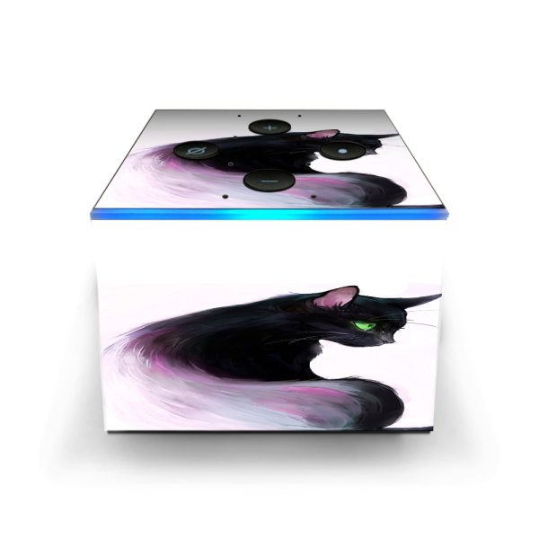 Siamese Cat Green Eyes Amazon Fire TV Cube Skin For Discount