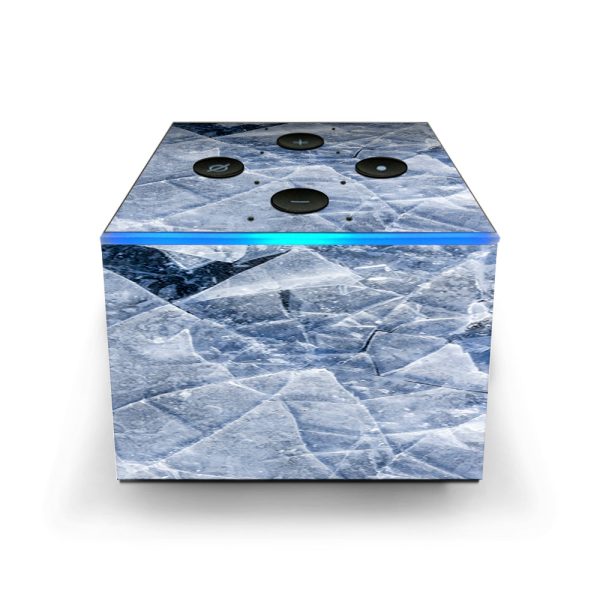 Cracking Shattered Ice Amazon Fire TV Cube Skin For Sale