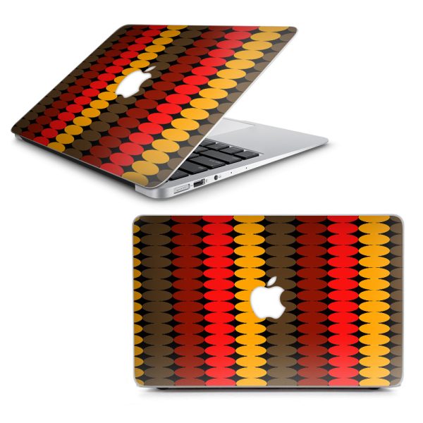Circles Retro Pattern Macbook Air 11  A1370 A1465 Skin Fashion