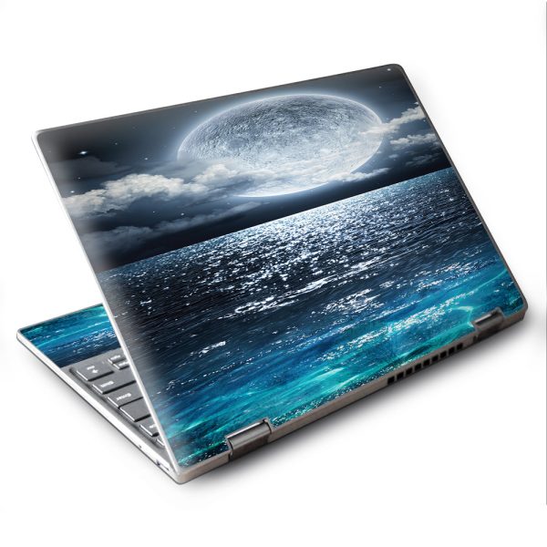 Giant Moon Over The Ocean  Lenovo Yoga 710 11.6  Skin For Sale