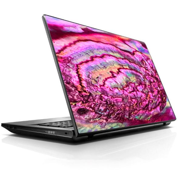 Pink Abalone Shell Sea Opal HP Dell Compaq Mac Asus Acer 13 to 16 inch Skin For Sale