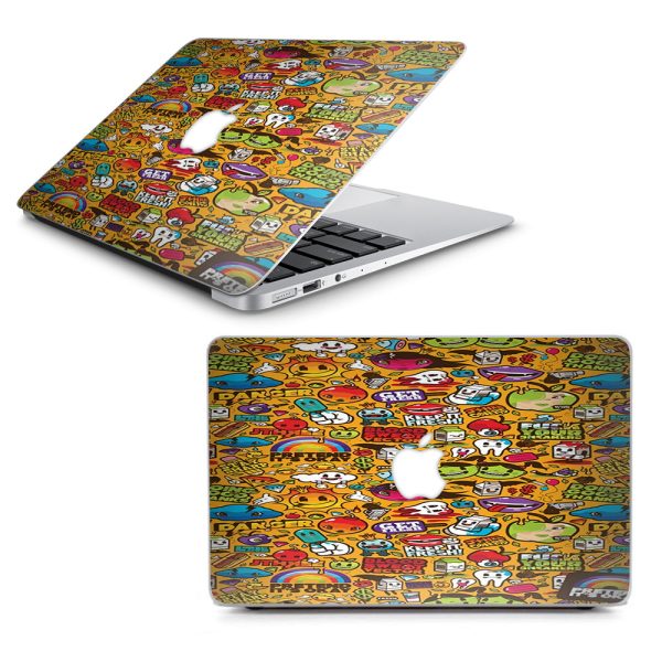 Comic Sticker Slap Cartoon Macbook Air 13  A1369 A1466 Skin Online now