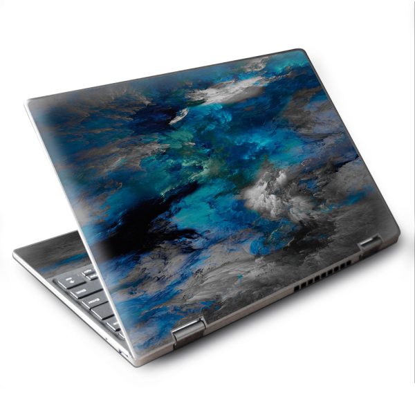 Blue Grey Painted Clouds Watercolor Lenovo Yoga 710 11.6  Skin Online now