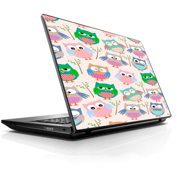 Cute Owls Pattern Cartoon HP Dell Compaq Mac Asus Acer 13 to 16 inch Skin Sale