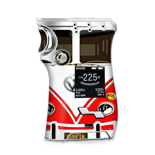 Vw Bus Red, Split Surfer Smok Mag kit Skin Hot on Sale