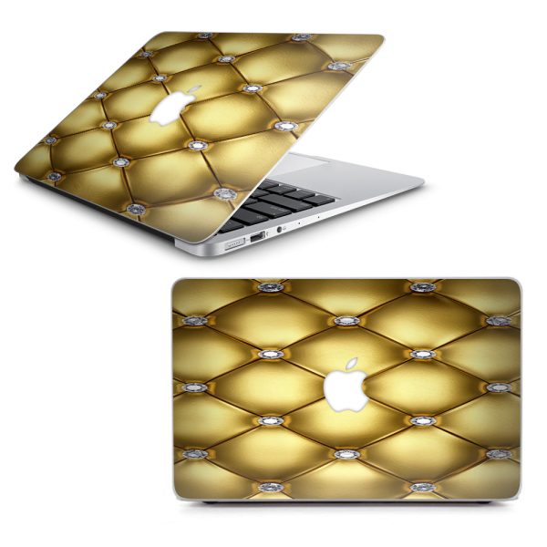 Gold Diamond Chesterfield Macbook Air 13  A1369 A1466 Skin Online Hot Sale