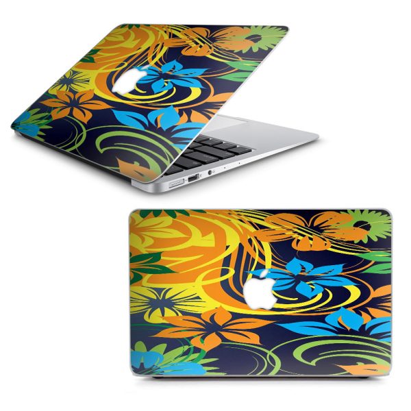 Tropical Flowers Macbook Air 13  A1369 A1466 Skin Discount