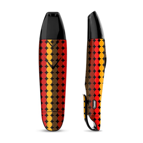 Skin Decal Vinyl Wrap for Suorin Vagon  Vape   Circles Retro Pattern Fashion