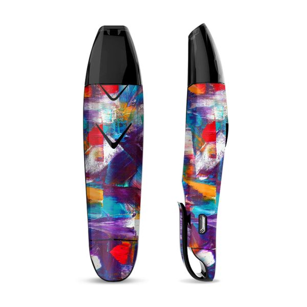 Skin Decal Vinyl Wrap for Suorin Vagon  Vape   Brush Strokes Paint Online now