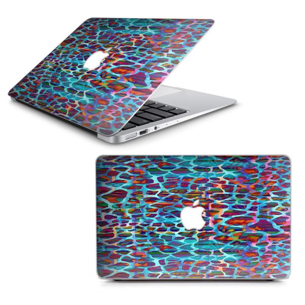 Colorful Leopard Print Macbook Air 13  A1369 A1466 Skin Fashion
