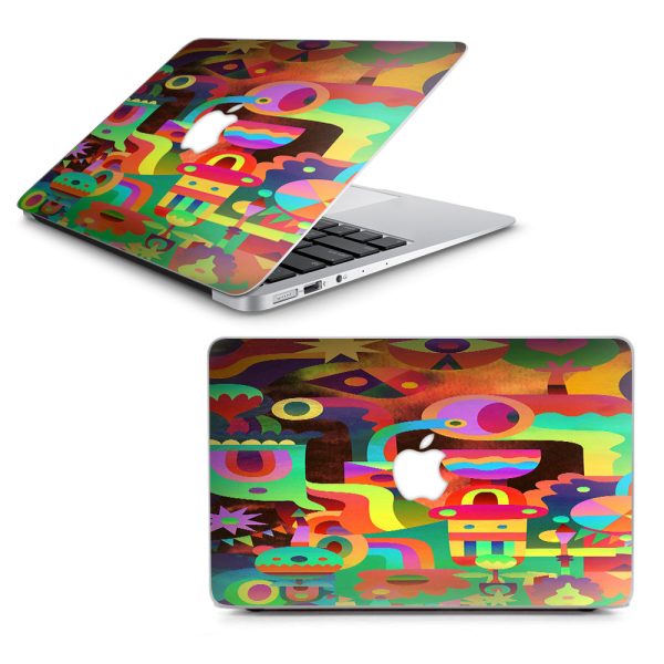Colorful Cartoon Design Macbook Air 13  A1369 A1466 Skin Fashion
