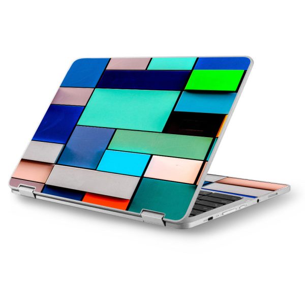 Textures Squares Asus Chromebook Flip 12.5  Skin Supply