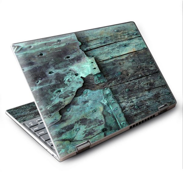 Patina Metal And Wood Blue Lenovo Yoga 710 11.6  Skin Online Hot Sale