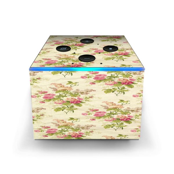 Charming Flowers Trendy Amazon Fire TV Cube Skin Supply