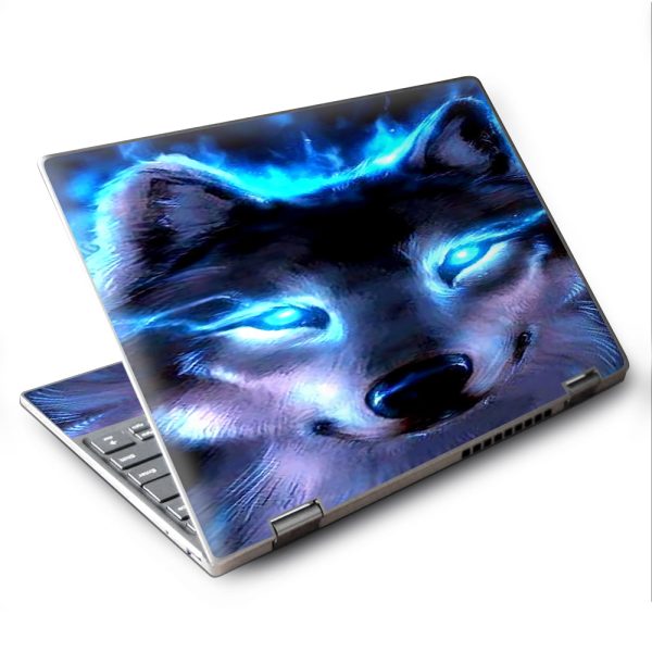 Wolf Glowing Eyes Fire Lenovo Yoga 710 11.6  Skin Sale