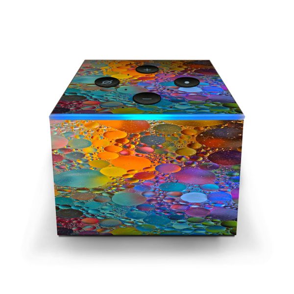 Color Bubbles Splash Drip Amazon Fire TV Cube Skin Online Hot Sale