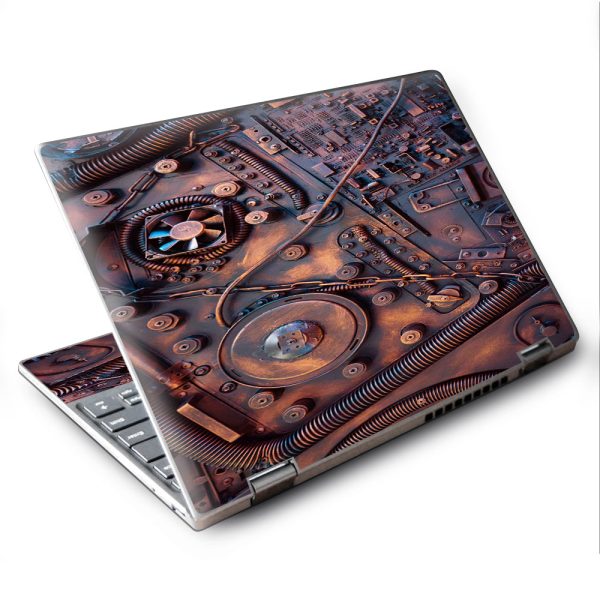 Steampunk Metal Panel Vault Fan Gear Lenovo Yoga 710 11.6  Skin Online Hot Sale