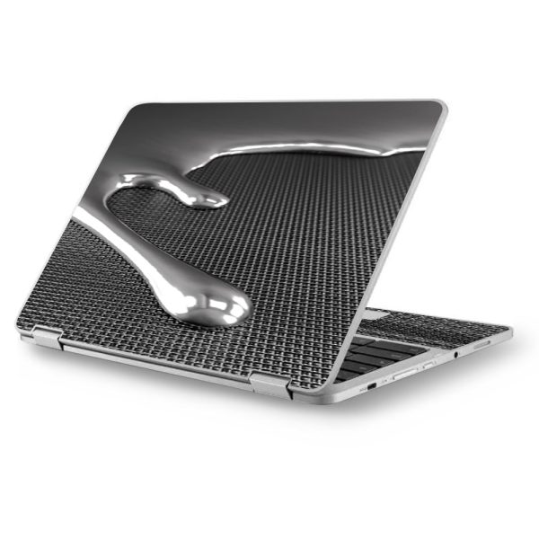 Dripping Metal Liquid Mercury Asus Chromebook Flip 12.5  Skin For Sale