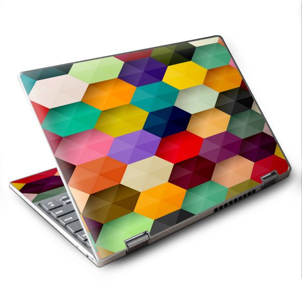 Colorful Geometry Honeycomb Lenovo Yoga 710 11.6  Skin For Sale
