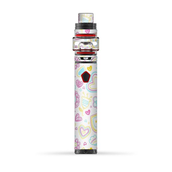 Hearts Doodles Shape Design Smok Stick Prince Baby Skin For Sale