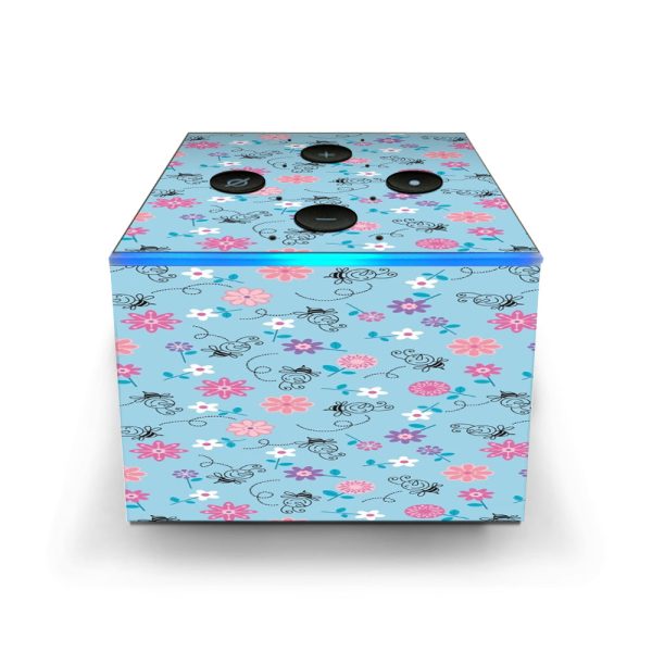 Bees Flowers Amazon Fire TV Cube Skin Online