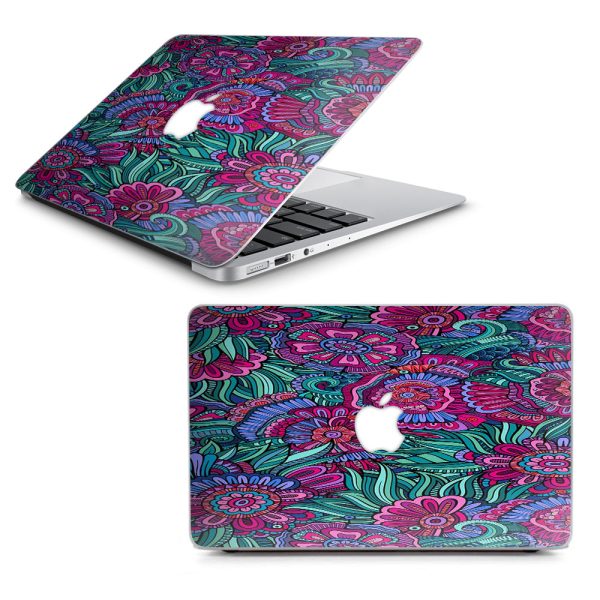 Floral Flowers Retro Macbook Air 13  A1369 A1466 Skin Online