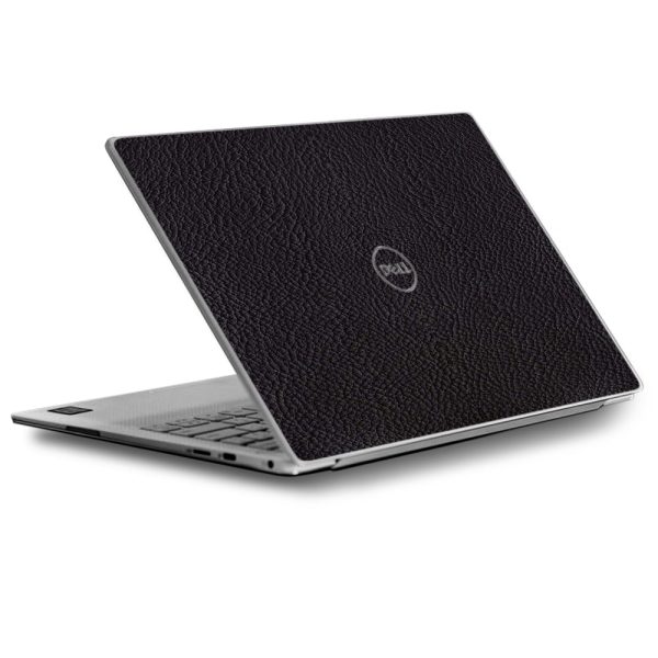 Black Leather Pattern Look Dell XPS 13 9370 9360 9350 Skin Supply