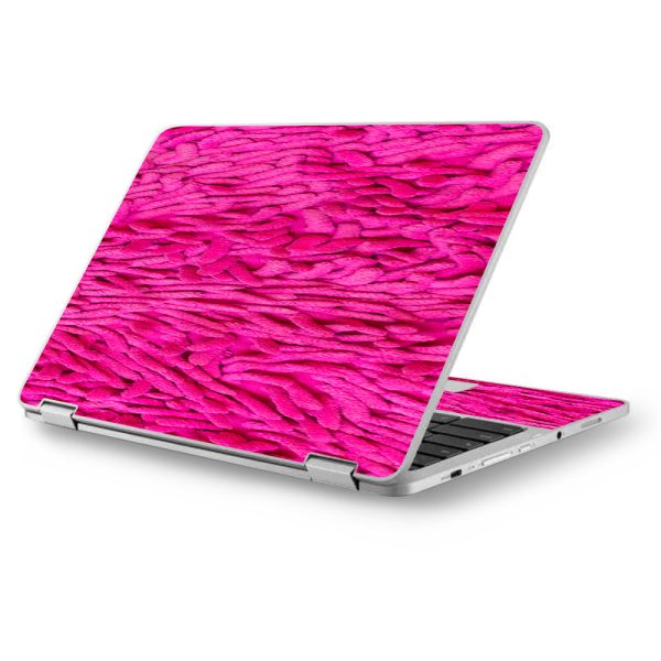 Pink Shag Shagadelic Baby Asus Chromebook Flip 12.5  Skin Fashion