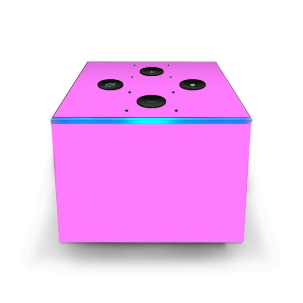 Solid Pink Color Amazon Fire TV Cube Skin Hot on Sale